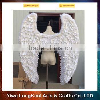 Hot sale snow white large feather angel fairy wings