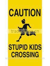 Highly Reflective Aluminum safety traffic sign for warning kid ' s safety