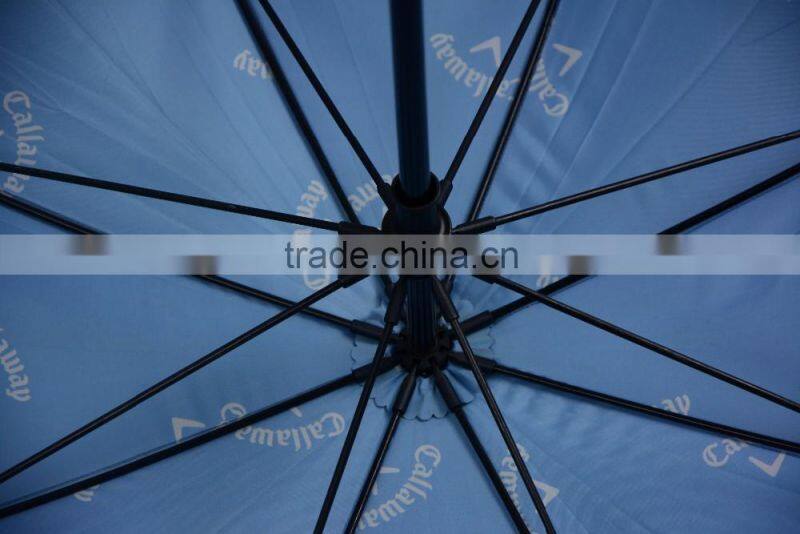 Best Price promotional fiberglass golf umbrella with custom logo