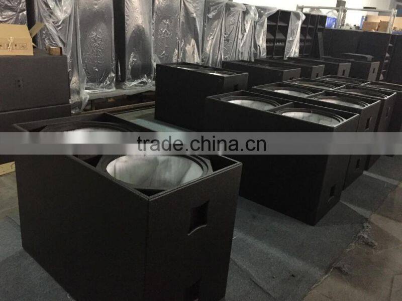 PG-218 double 18 inch subwoofer box design, dual subwoofer box