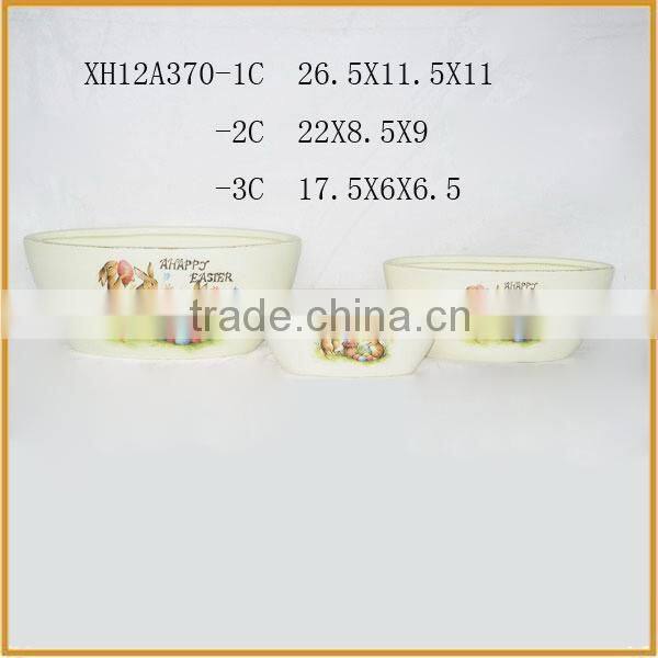 Chinese independent design custom ceramic animal flowerpot