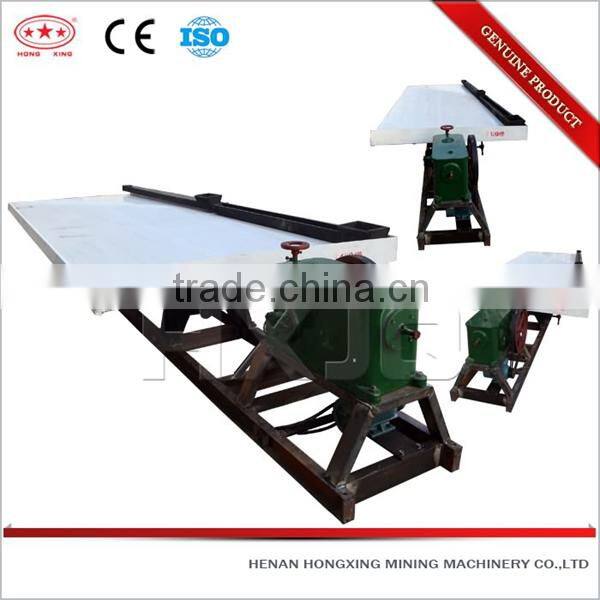 Gold concentration ore dressing equipment Manganese shaking table
