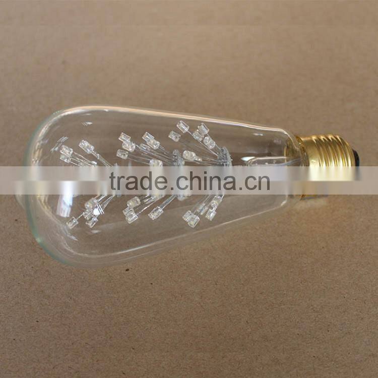 Super High Lumen edison led bulb lights 3W Warm White Edision Bulb Light