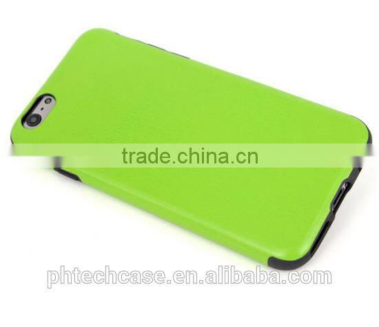 Colorful Luxury Soft TPU PU Leather Back Cover Case for iPhone 6 4.7 Inch