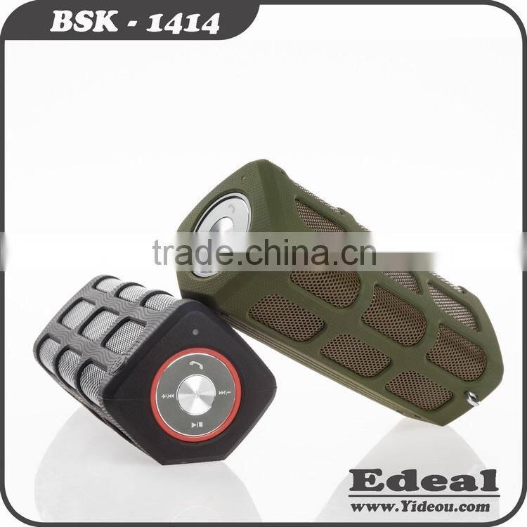 waterproof Portable Stereo Mini Bluetooth Speaker and power bank speaker