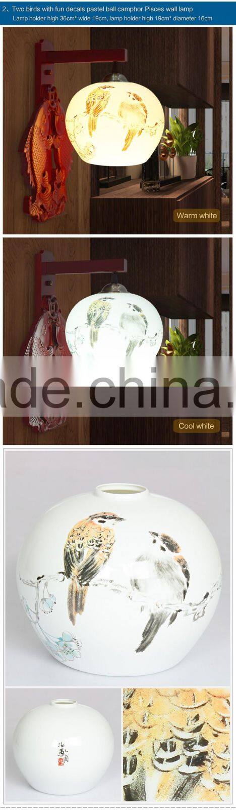 2016 new ceramic wall lamp for living room