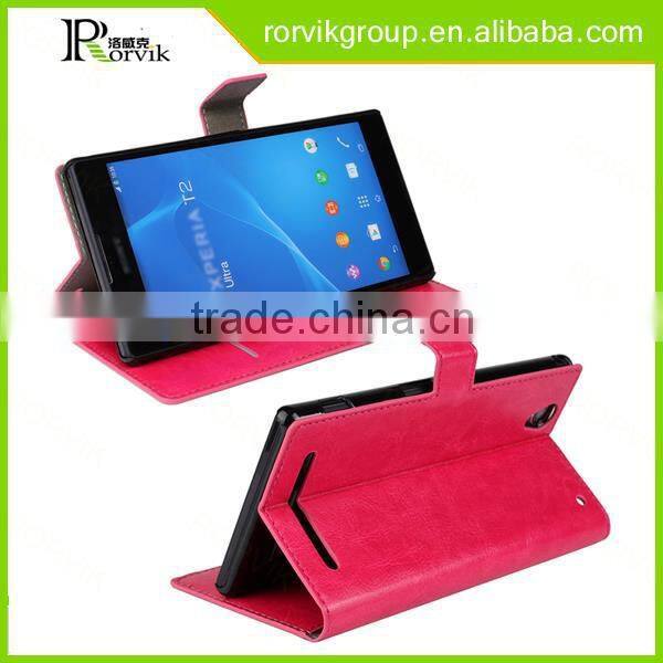 pc mobile phone case card holder for Sony Xperia T2 Ultra