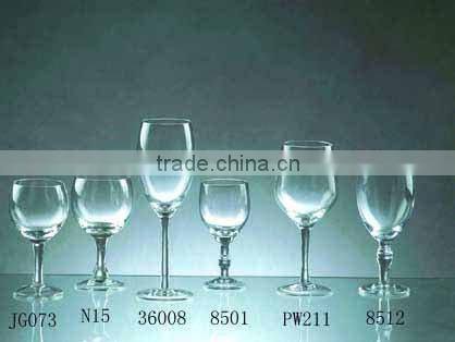 2013 hot selling wholesale glass water goblets