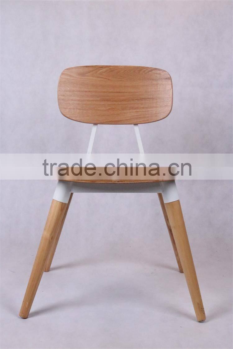 2016 New Design Restaurant Furniture Walnut/Ash Wood Dining Chair