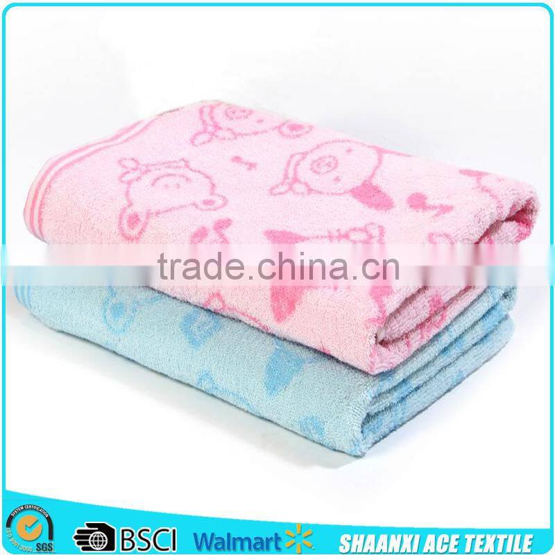 100% cotton bright colored bath towel yarn-dyed two color woven bath towel