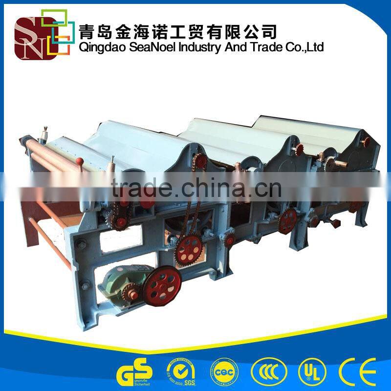 6 rollers polyester fiber opening machine