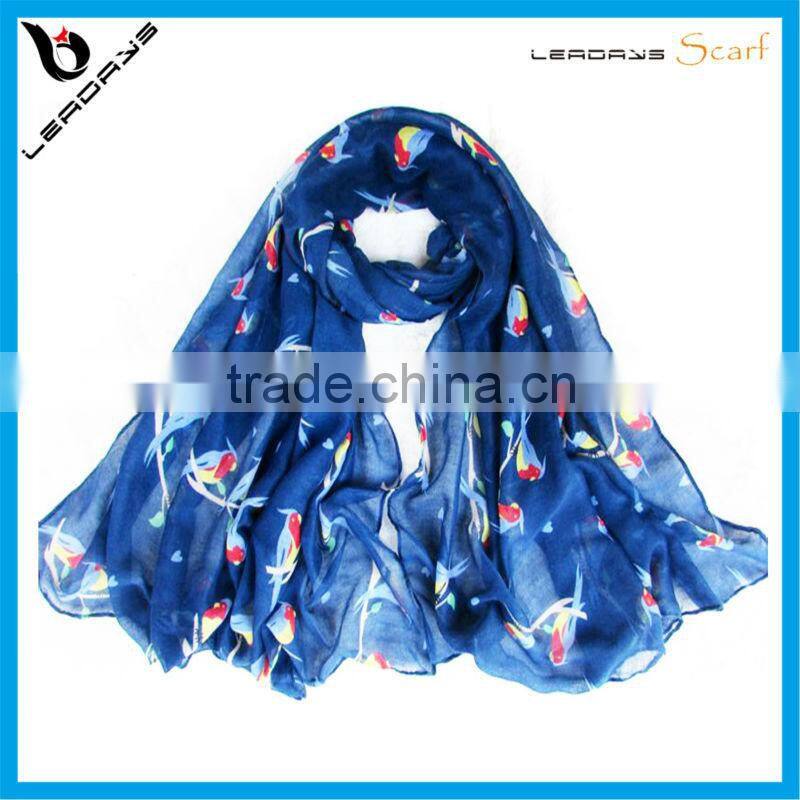 Lizard printing small quantity on sale scarves cotton 2015