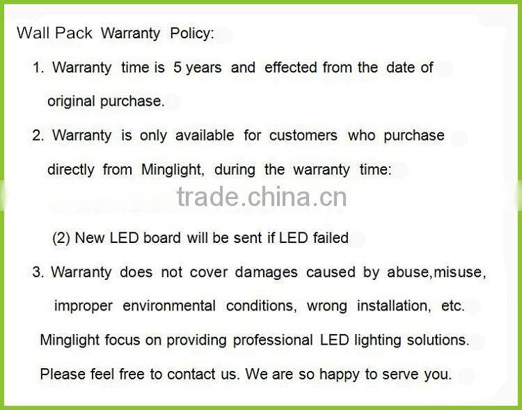 new arrival ETL DLC 48w-150w led wall pack / 120w led wall pack light