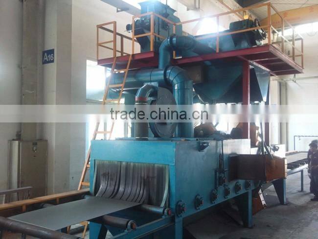 Steel plate wheel blasting machines