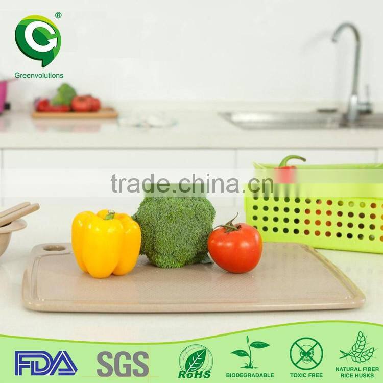 rice husk chopping board set,function chopping board