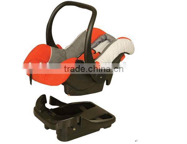 2015 new baby car seat with the plastic base fit for 0-15mons group 0+ baby with 3 point belt 2 position seat pass ECE R44/04