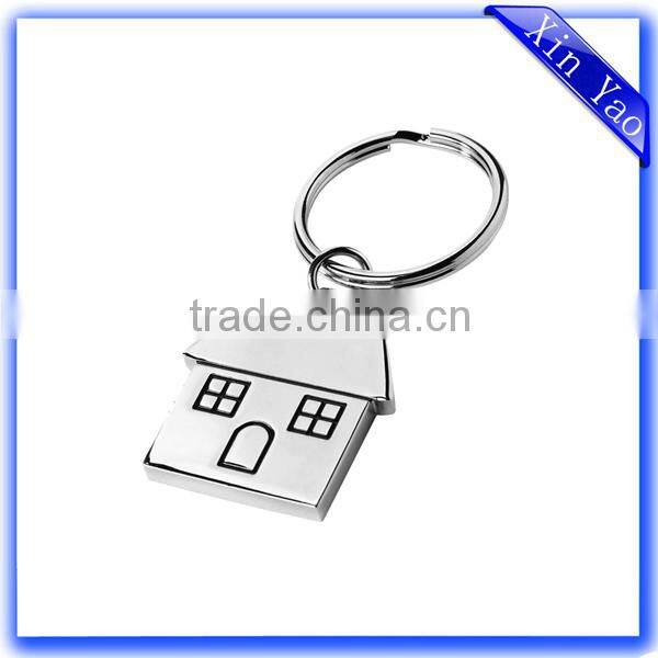 Good quality zinc alloy silver soft enamel souvenir promotion keychain