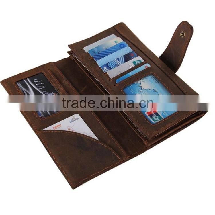 Business Casual Bifold Men's Genuine Leather Wallet