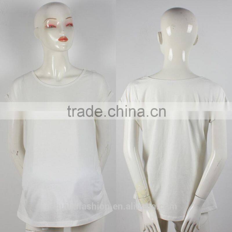 2015 OEM factory wholesale 100% cotton long sleeve T shirts maternity clothes