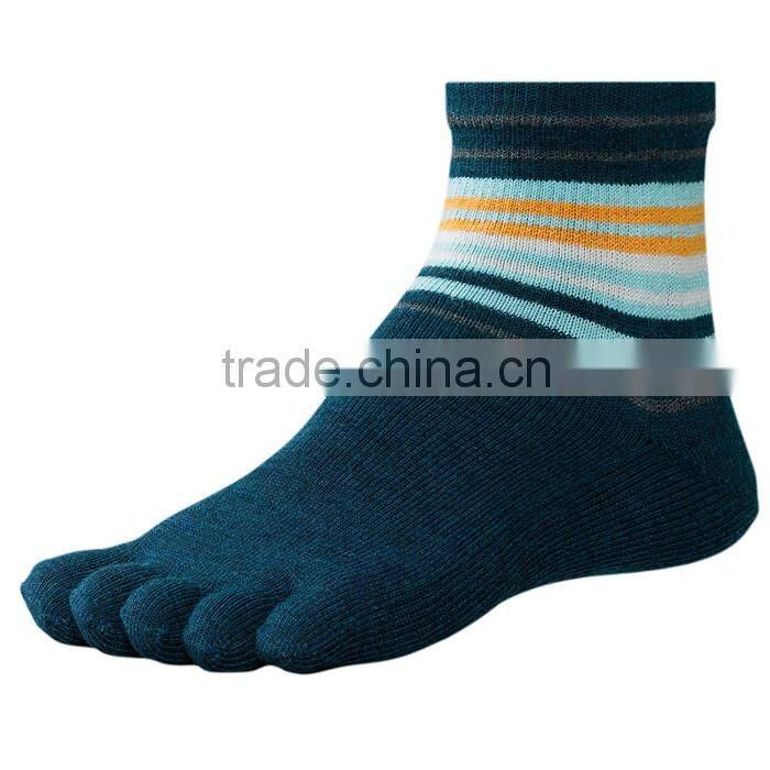stripe footie men's funny custom toe sock