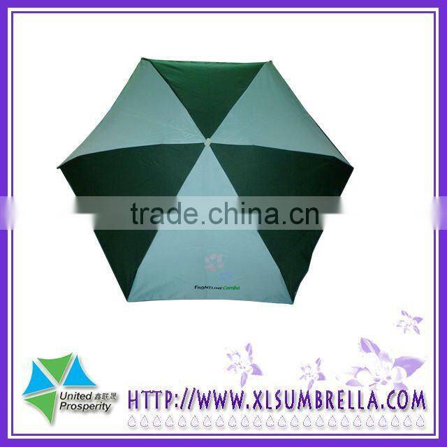 19''advertisement 5 folding auto umbrella