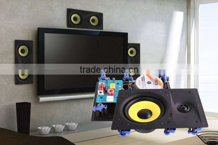 Frameless flat panel hifi speaker