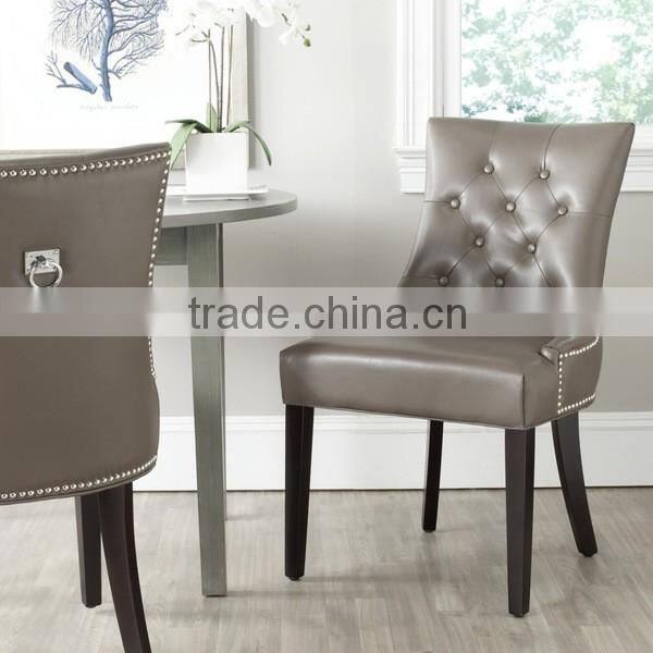 Fashion design leather button back chair YA70128