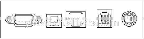 Cheap 80mm thermal printer high qualified POS receipt printer