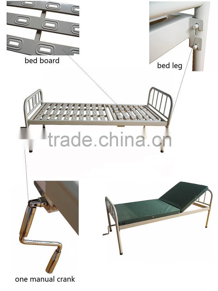 Easy Assemble Carbon Steel One Crank ISO Hospital Bed For Care