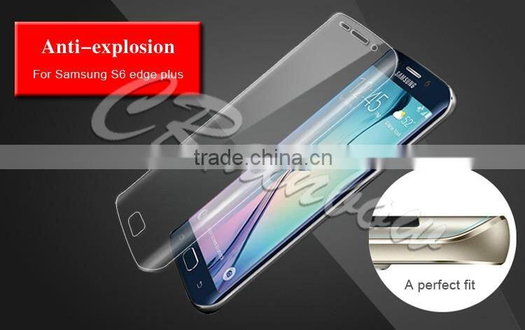 3D full size screen protector for S6 edge plus explosion-proof screen protector