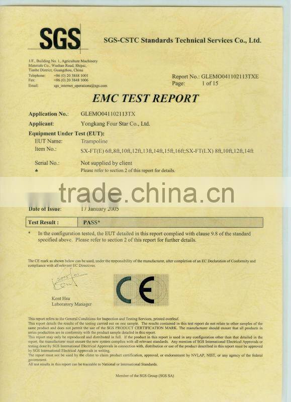 indoor for kids trampoline with colourful spring cover