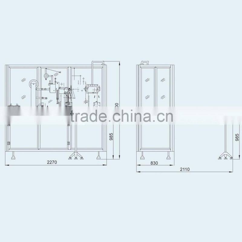 Cellophane film packing machine automatic wrapping machine