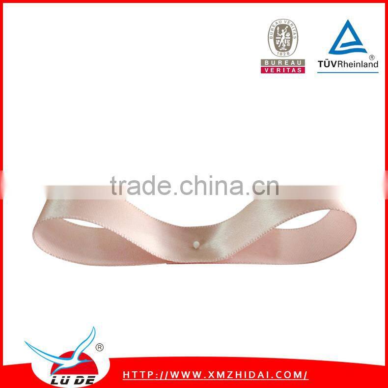 wholesale satin ribbon for gift wrapping/high quality polyester satin ribbon