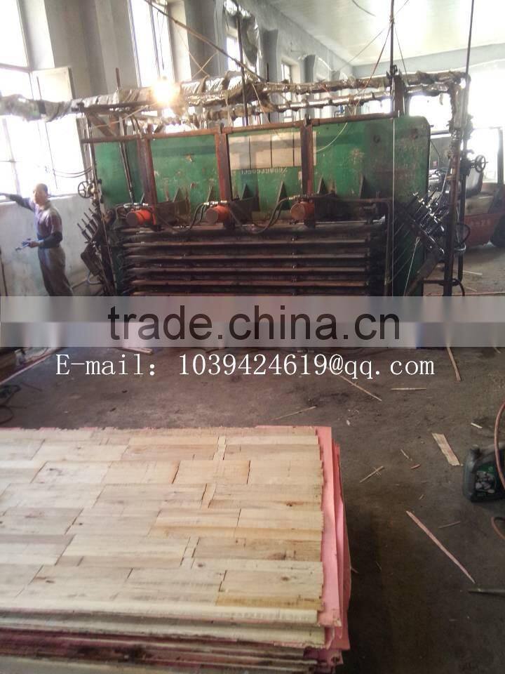 2 Brock board Melamine Lamination Hot Press in 4 sides pressure