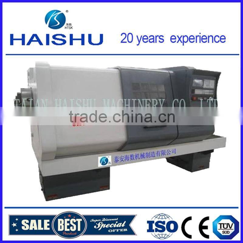 advanced HAISHU CK6166A alloy wheel lathe machine for sale