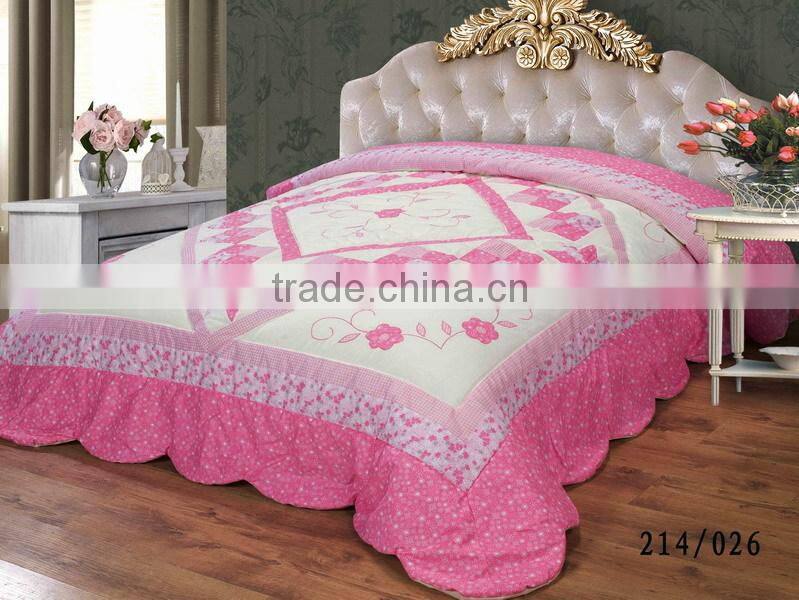 Quilted Patchwork Bedspread Only