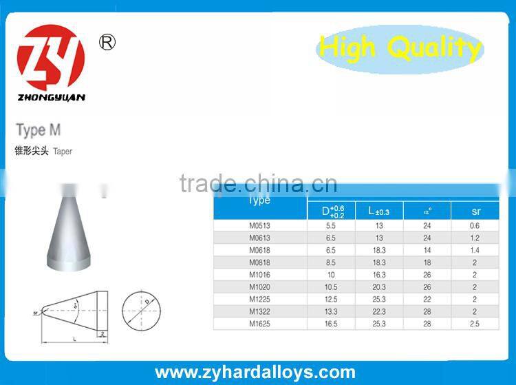 Cemented Tungsten carbide burs Blank