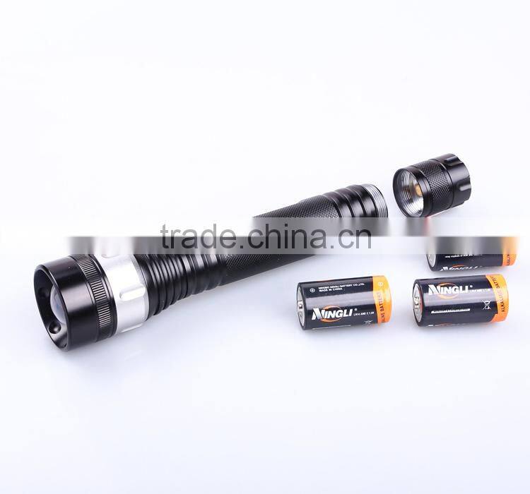 1300LM XM-L T6 Most Powerful Aluminum Zoom Tactical Flashlight