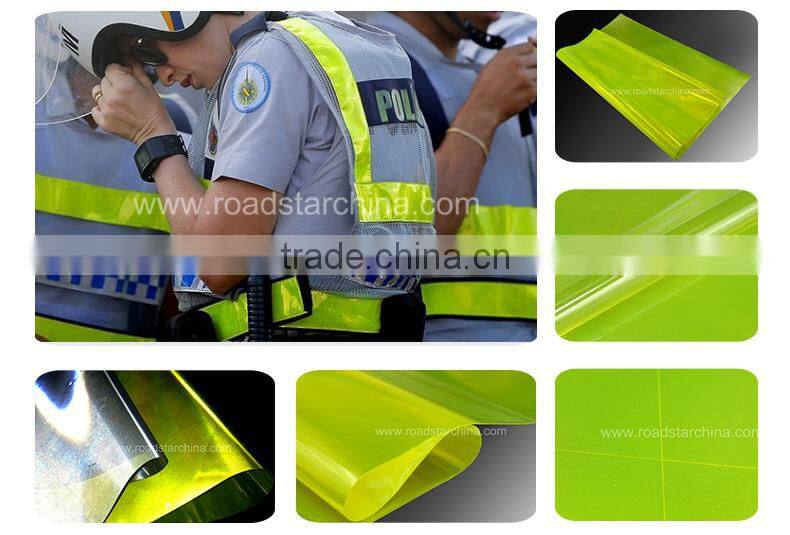 high visibility reflective crystal pvc roll