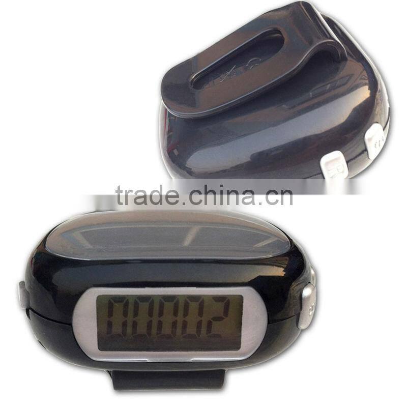 2013 novelty apple design multiufnction pedometer with scan radio