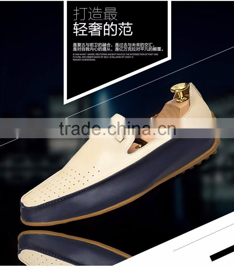 2016 new type of men genuine leather shoes