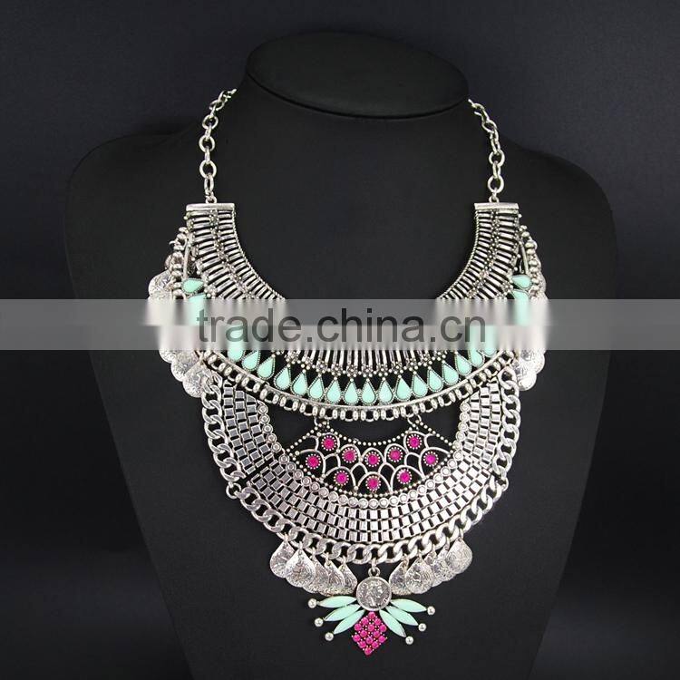 Hot statement necklace in guangzhou shopping website design