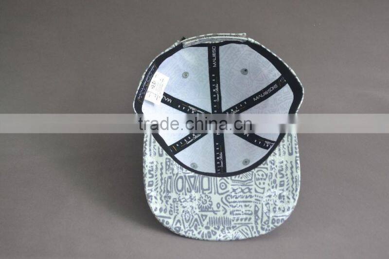 Custom cheap flat brim cap