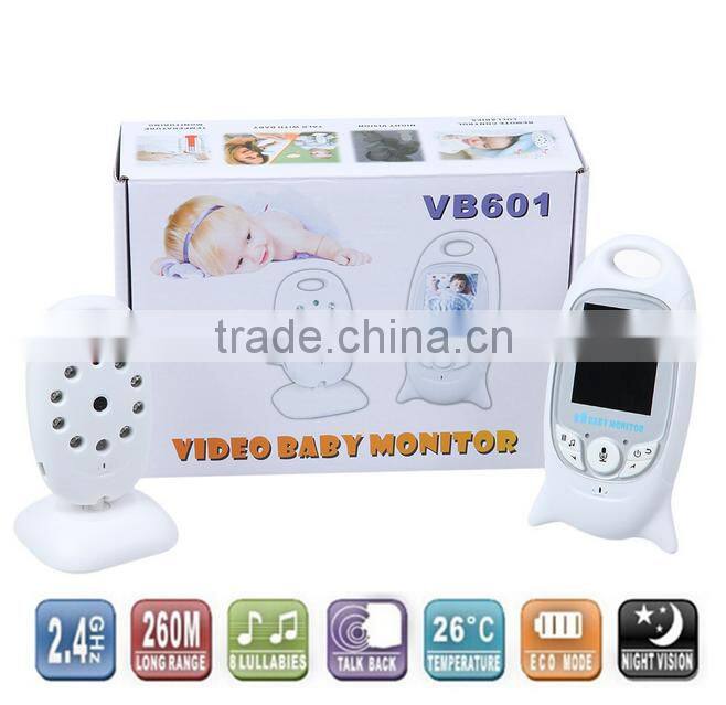 2 inch Wireless Video Baby Monitor VB601 Camera Baby Monitors 2Way Talk Night Vision 5M IR LED Temperature Hassle-Free Monitor