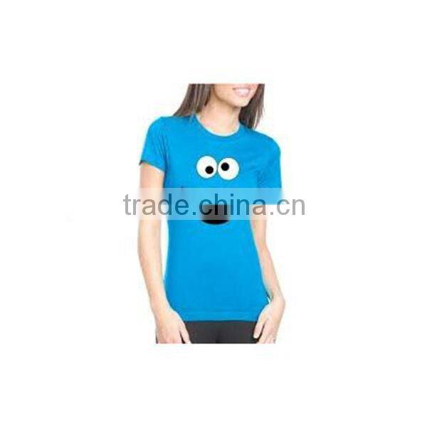 2013 fashion models of fabric blouses custom t shirt printing 3D t-shirt