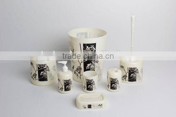 Leaf printed high quality bath gift set