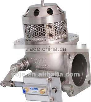 Stainless steel Pneumatic bottom valve