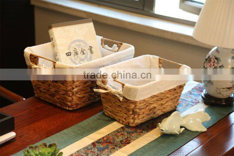 hyacinth storage basket