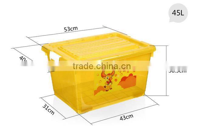 Plastic storage boxes for clothes multi-use storage bins