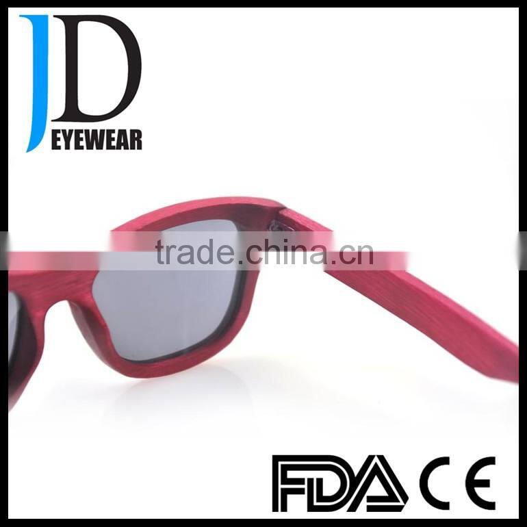 Custom Logo Natural Wood Free Sample Aviator Sunglasses